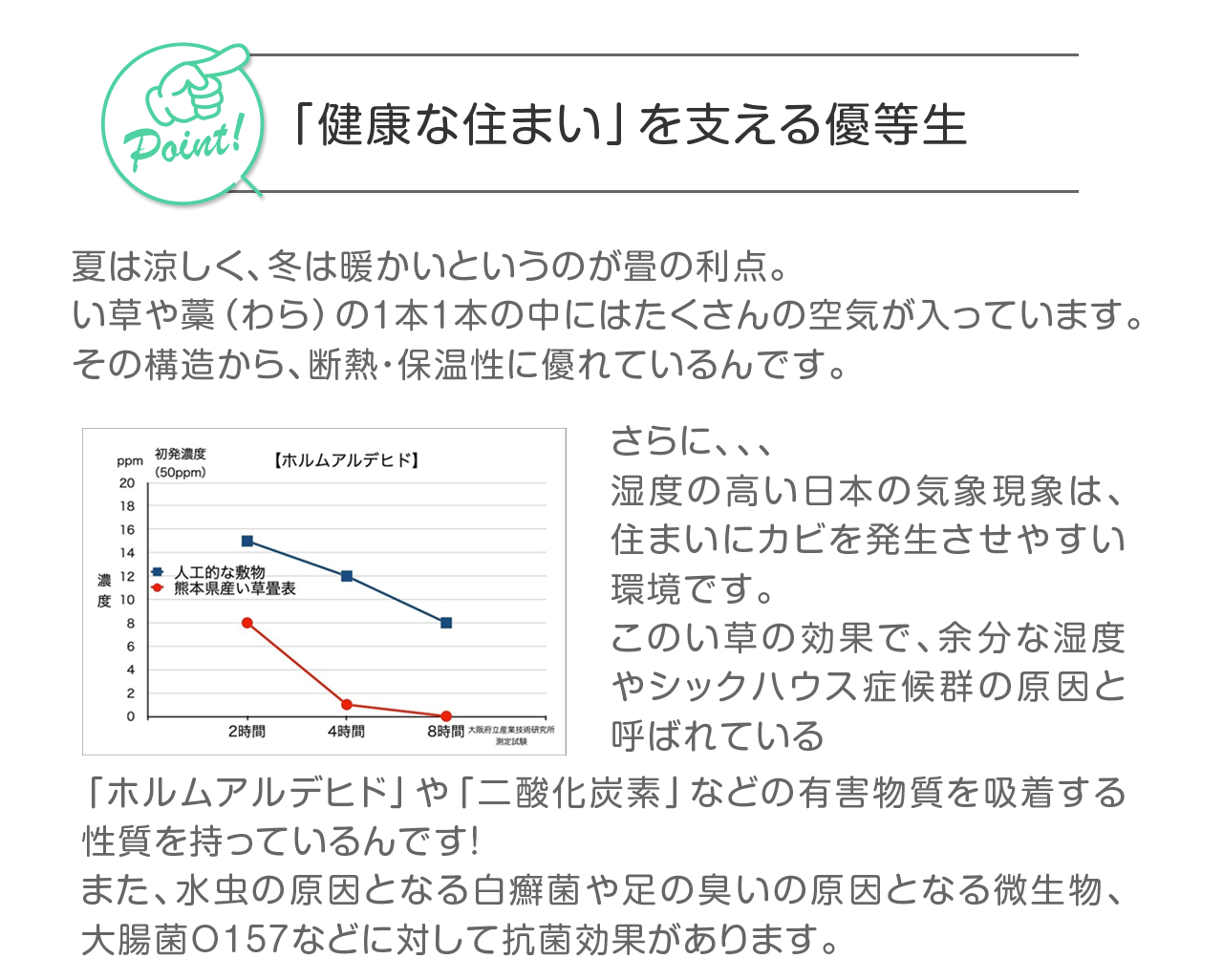 「健康な住まい」を支える優等生